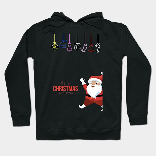 It's Christmas and happy New Year Hoodie by NSRT